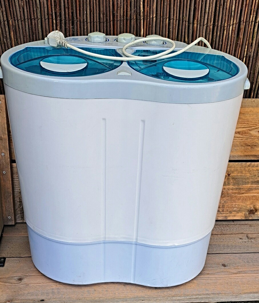 Camping wasmachine/centrifuge