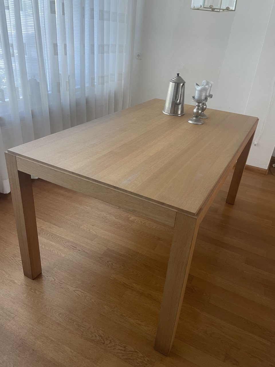 Eiken tafel 90x160