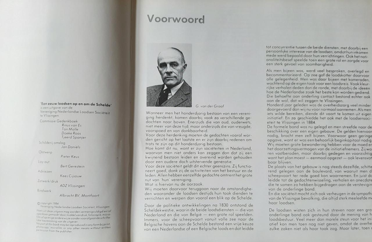Een eeuw loodsen op en om de Schelde, door Rinus van Es