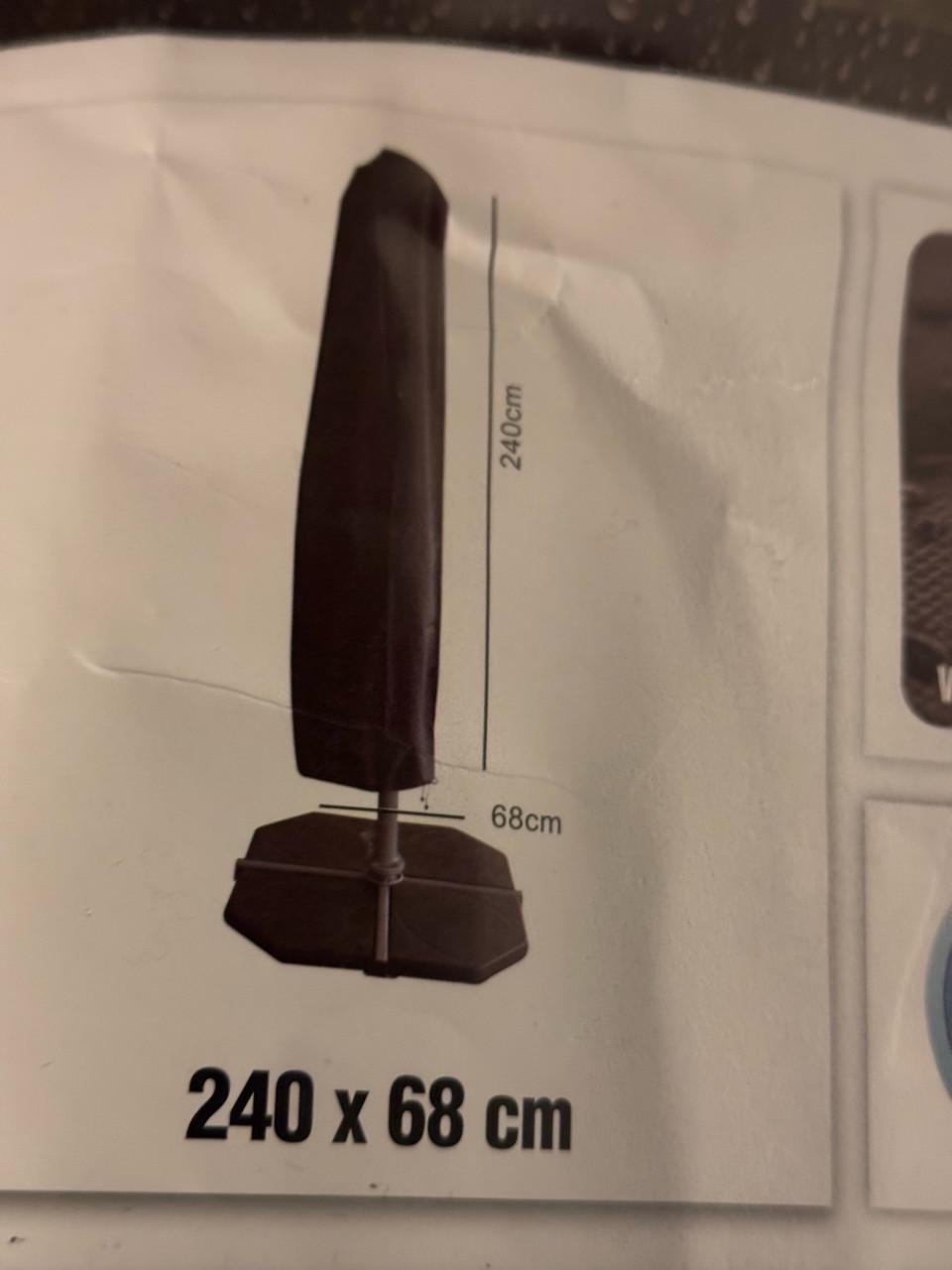 Hoes Free Parasol 240x68 cm BD11 - Nieuw in verpakking