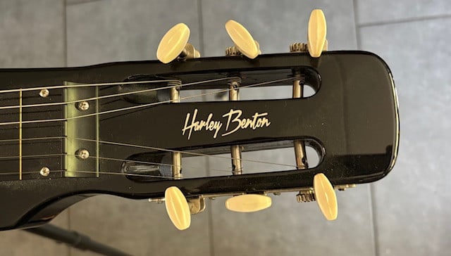 Lapsteel gitaar met standaard