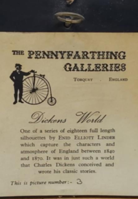 Mooie oude  Dickens prent