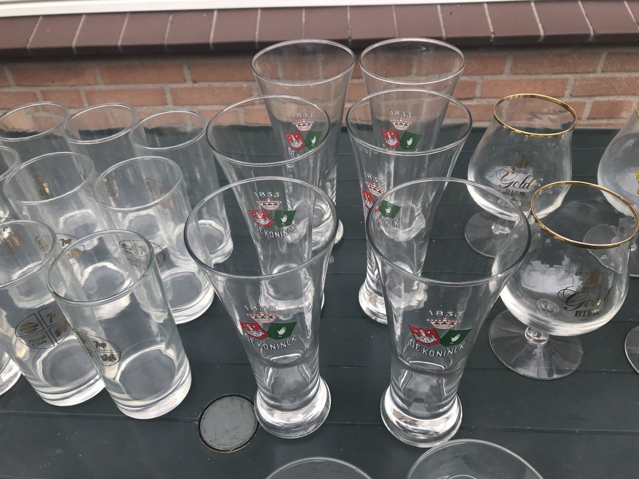 Glazen,bier,limonade,diverse merken