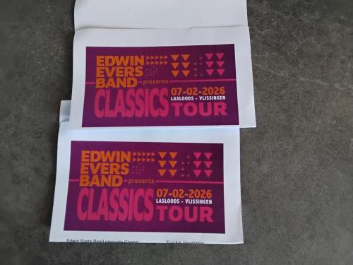 Tickets Edwin Eversband 2 voor de prijs van 1