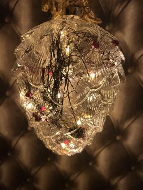 Kerstbomen dennenappel hert kerst