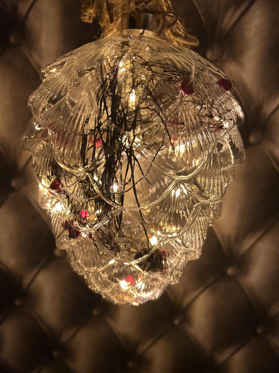 Kerstbomen dennenappel hert kerst