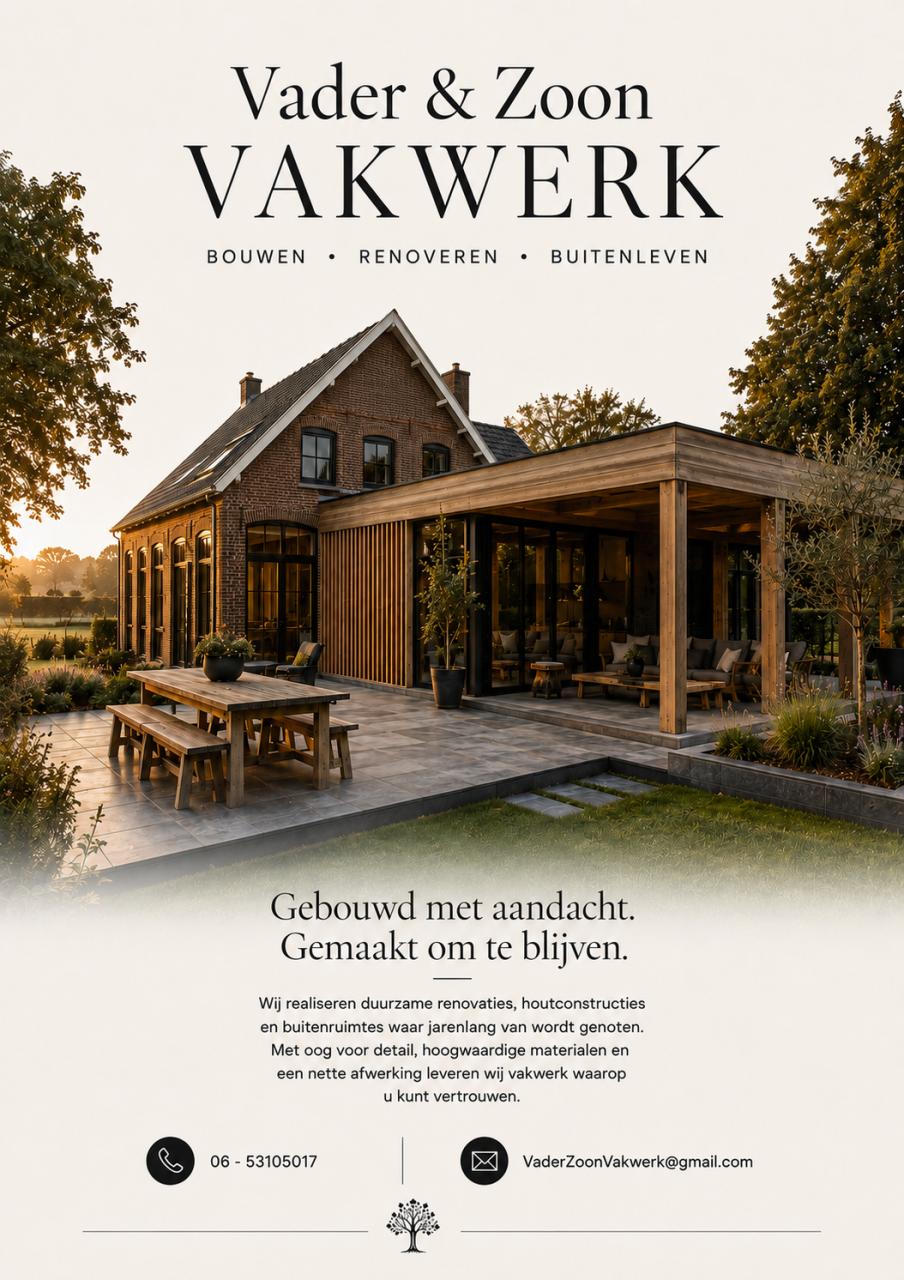 Klussenbedrijf voor al uw vragen!