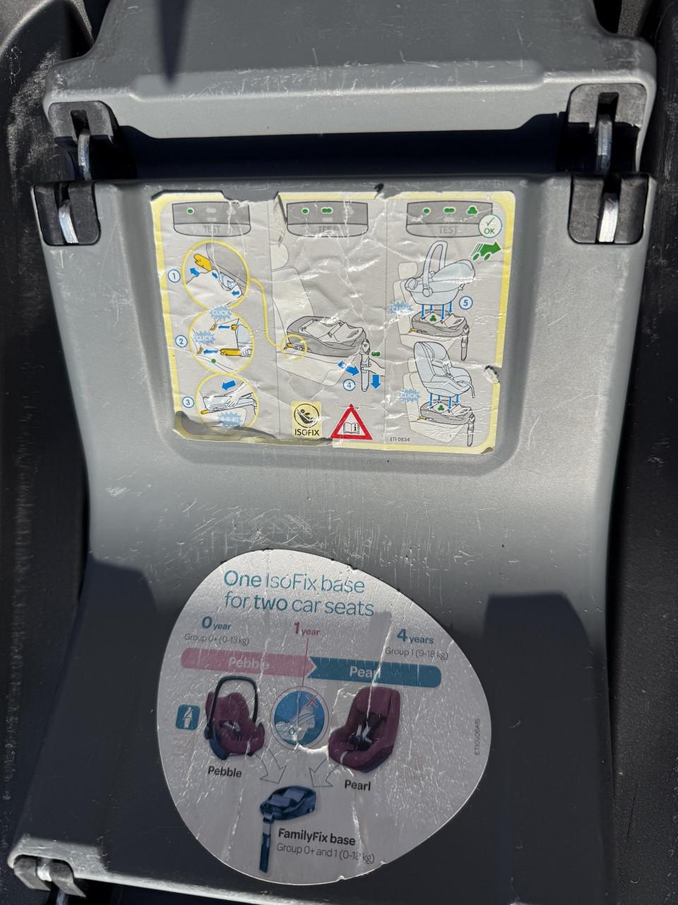 Maxi Cosi, Family fix, Iso fix, base.