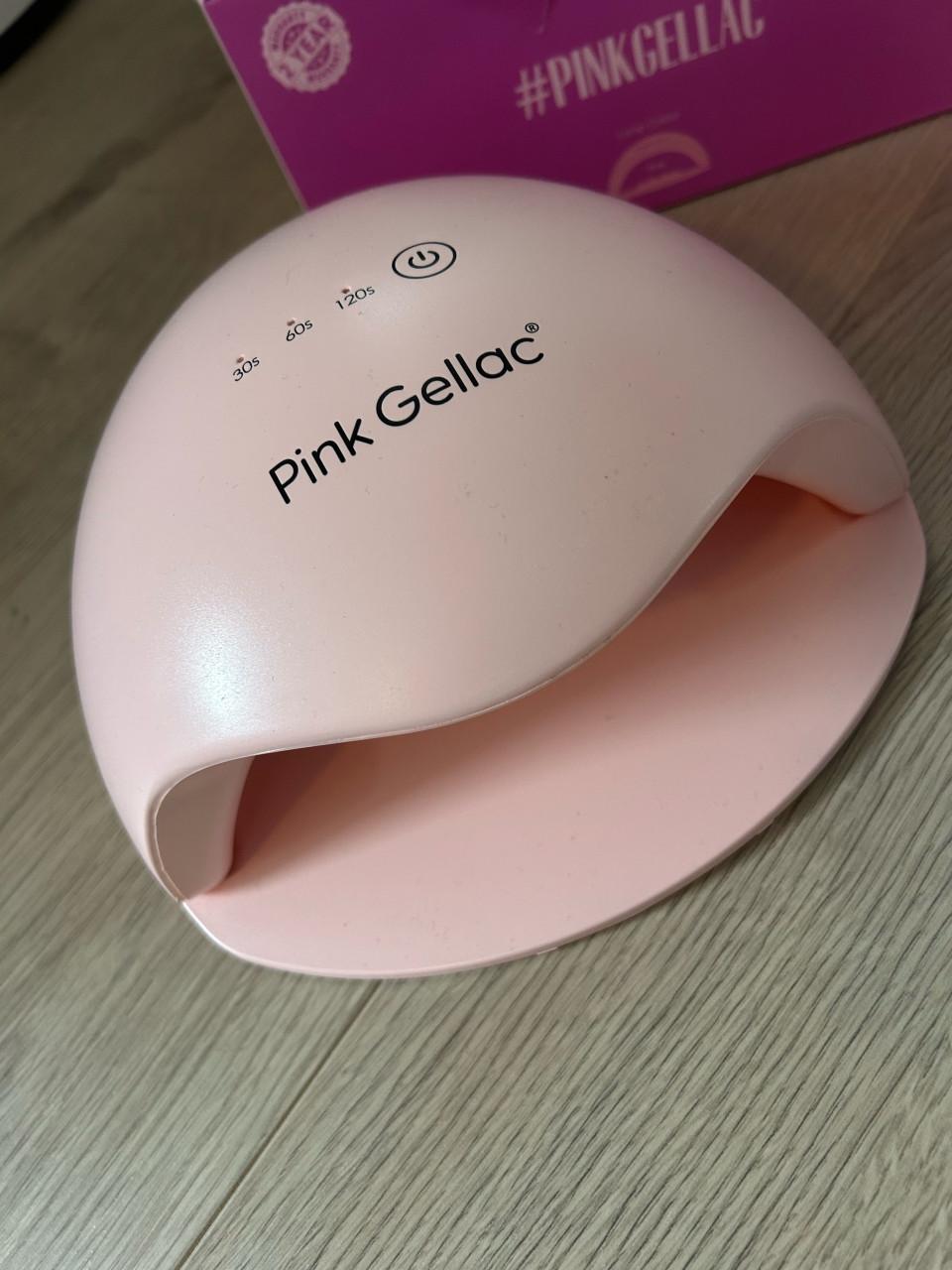 Pink Gellac set incl manicure set! 1x gebruikt