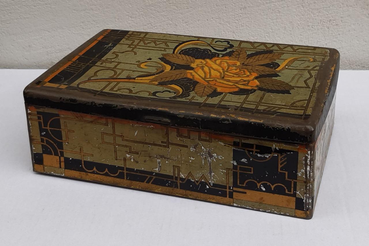 Art deco blik van Melle suikerwerken Breskens   toffee's, biscuits en drops
