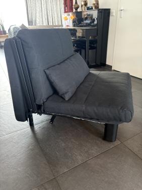 Slaapbank Chicago 1 persoons Zwart