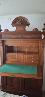 Mahoniehouten secretaire