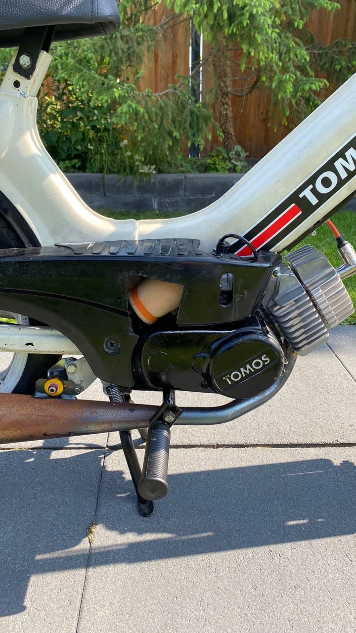 Tomos 65cc geel kenteken