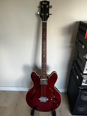 Vintage Maya Hollowbody basgitaar '70s