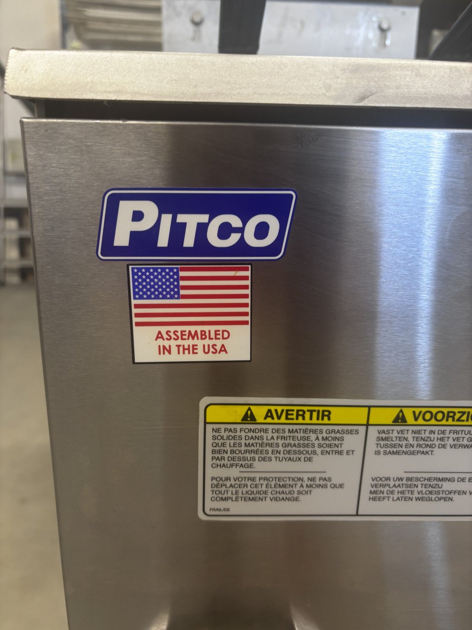 PITCO 35CS propaangas frituur