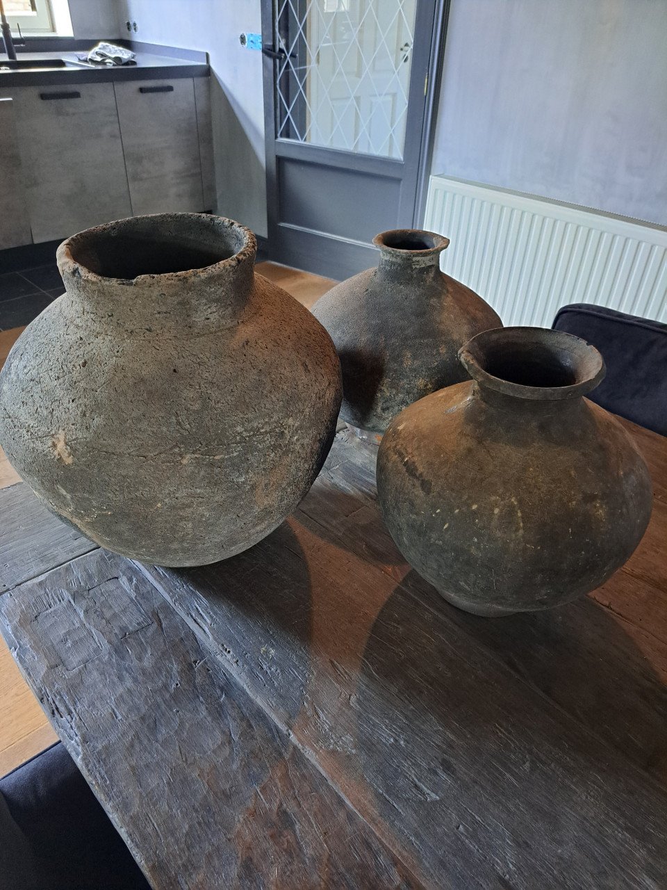 Set oude kruiken