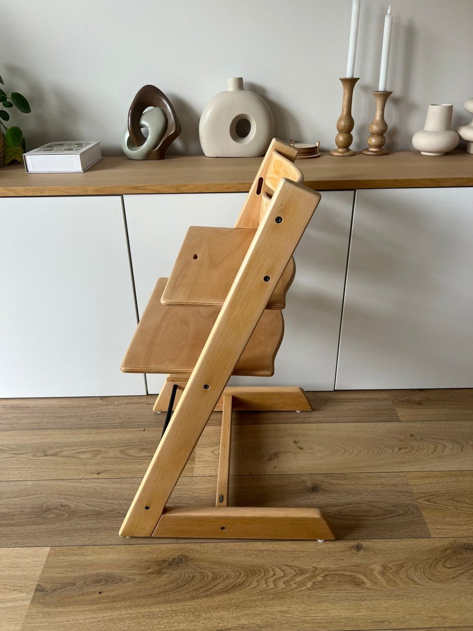 Kinderstoel Stokke Tripp Trapp naturel helemaal opgeknapt