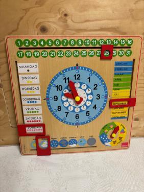 Goula seizoenen en tijd bord