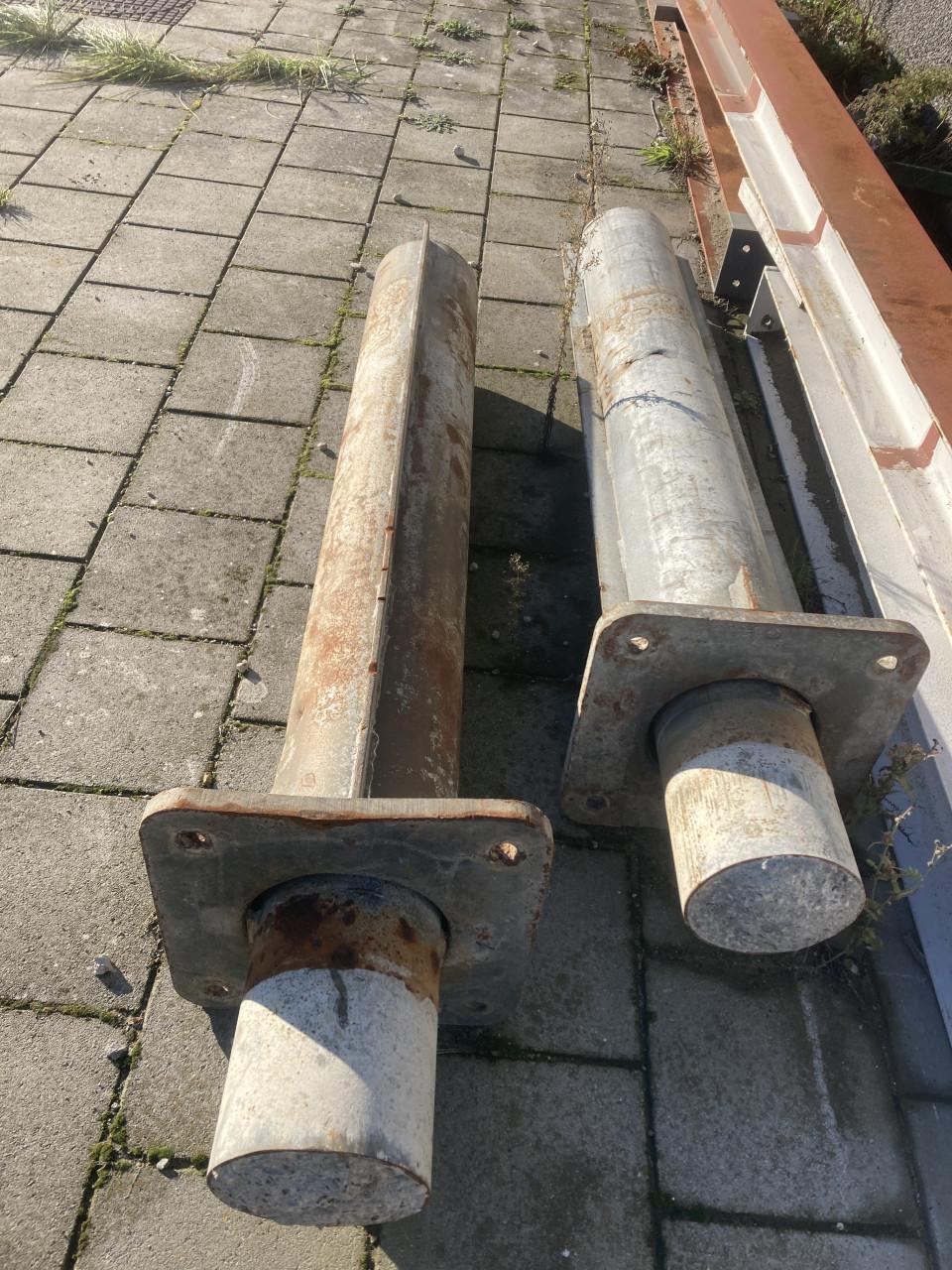 Ijzeren balken en pilaren