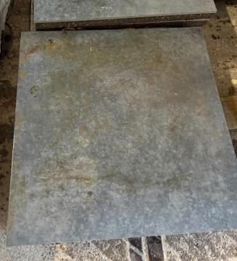 Partij herbruik keramische tegels antraciet 60x60x4