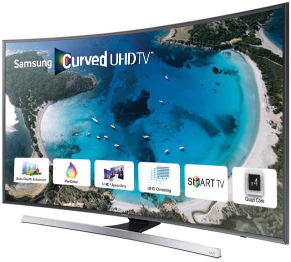 Samsung 55 Inch-140cm Smart 3D 4K UHD Ultra HD Curved 100H
