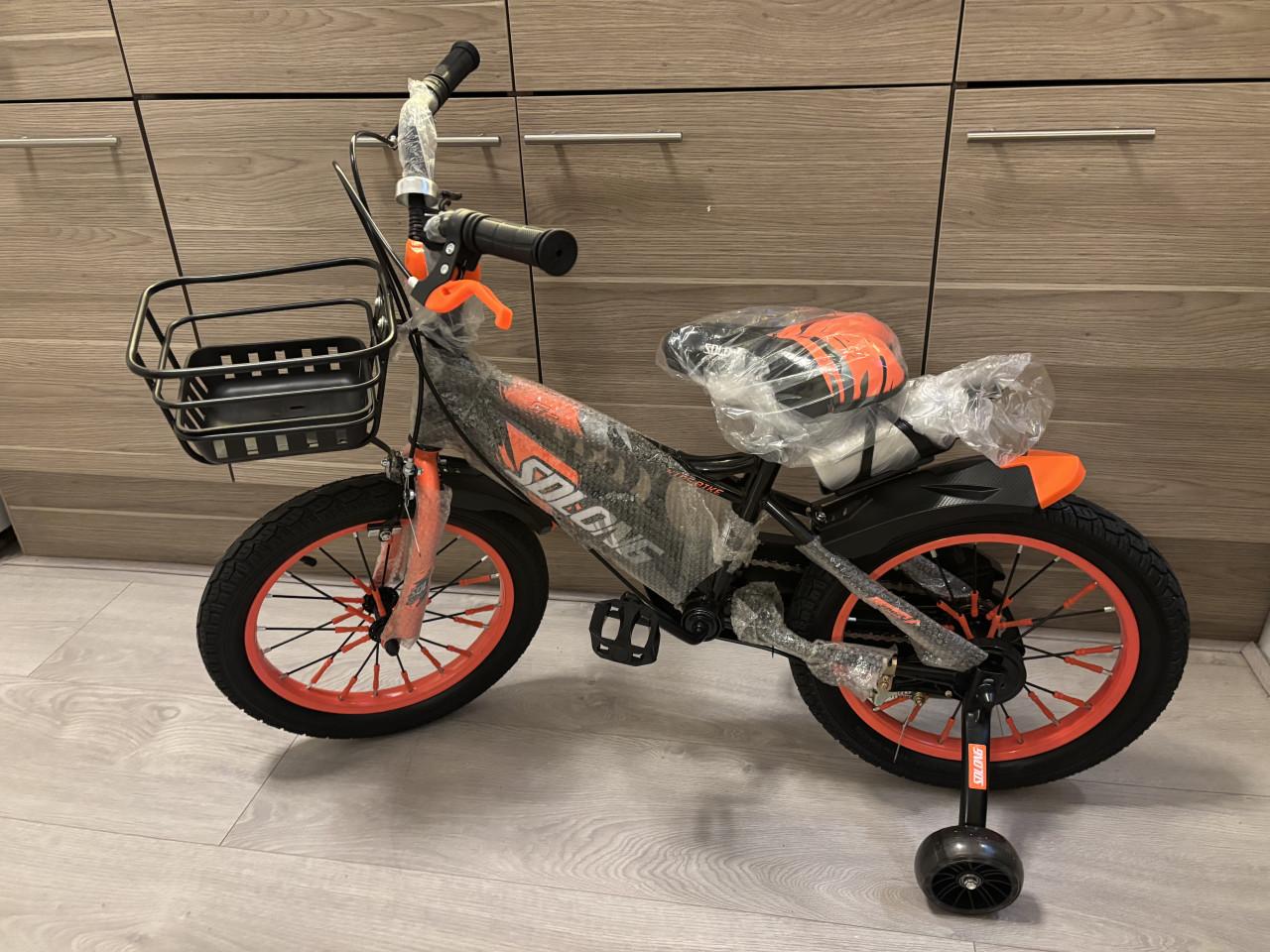 Nieuw : 16 inch jongensfiets met handremmen en zijwieltjes