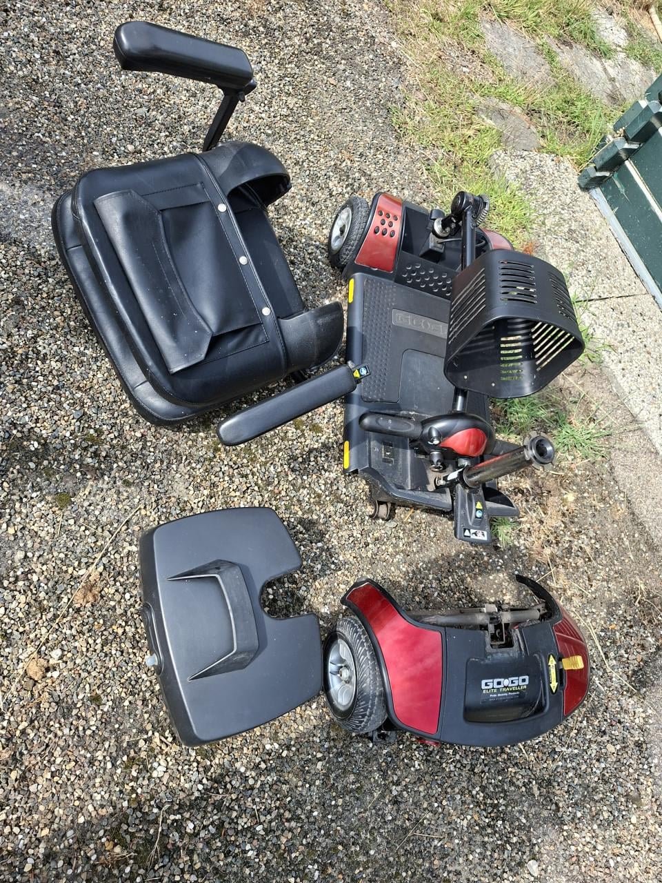 Scootmobiel GoGo elite traveller (demontabel) Pride Mobility