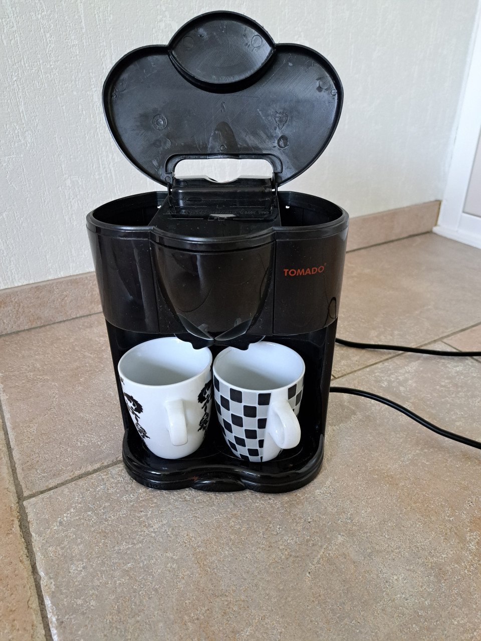 Compacte koffie zet apparaat