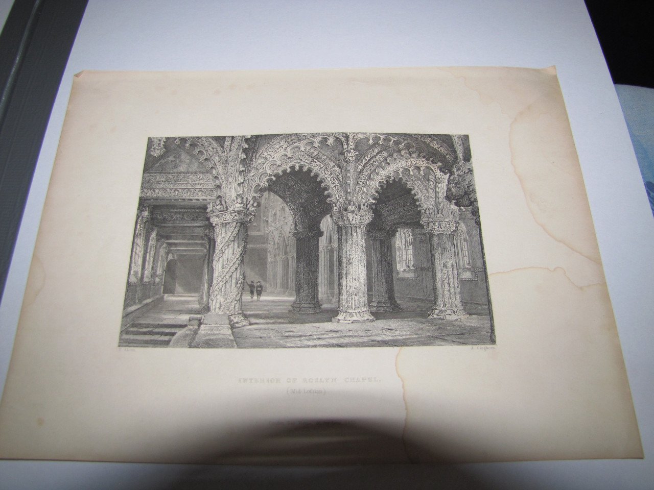Diverse gravures van Scotland.