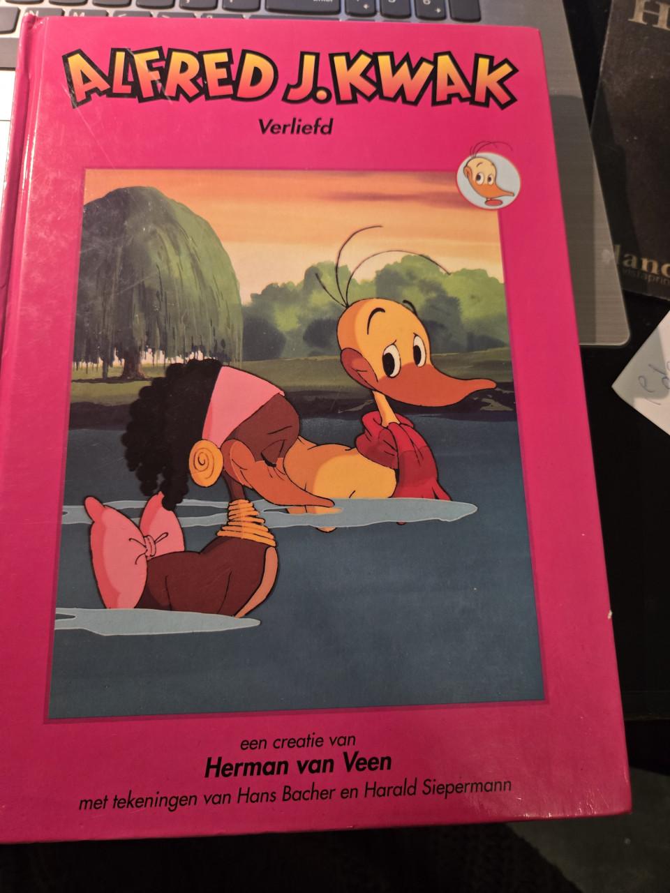 Boek "Verliefd" uit de reeks van Alfred J. Kwak, 1998