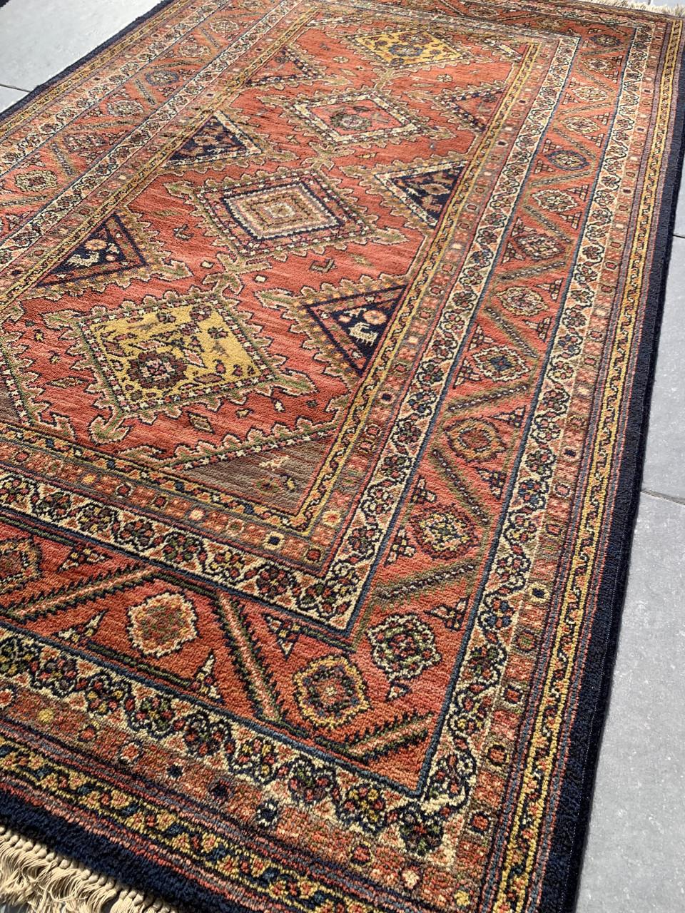 ✨Super Leuk Handgeknoopt Vintage Vloerkleed Louis de Poortere✨