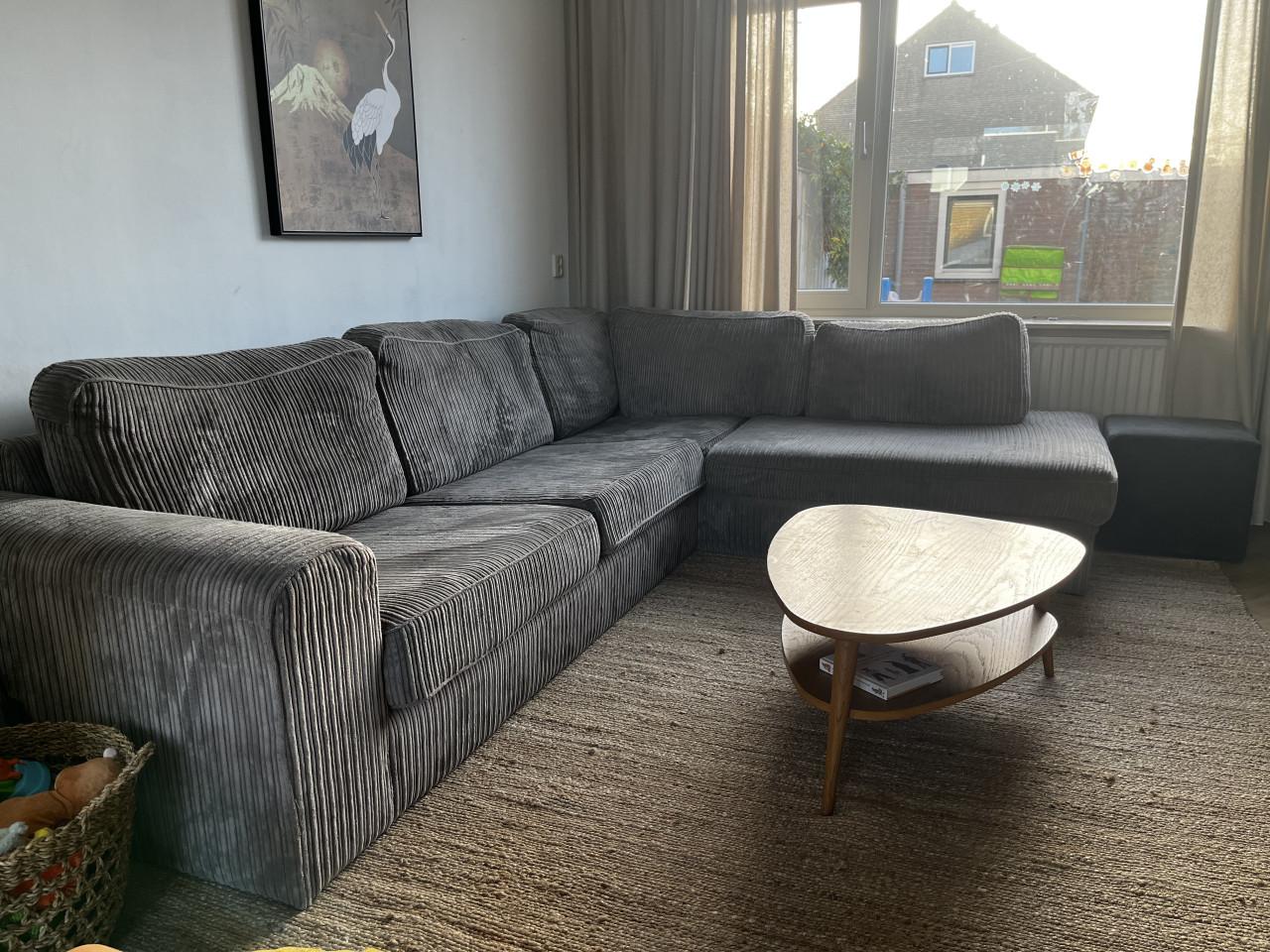 Gereserveerd- Hoekbank Taupe (rechts)