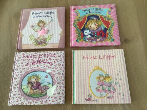 Prinses Lillifee Boekjes - 4 verschillende