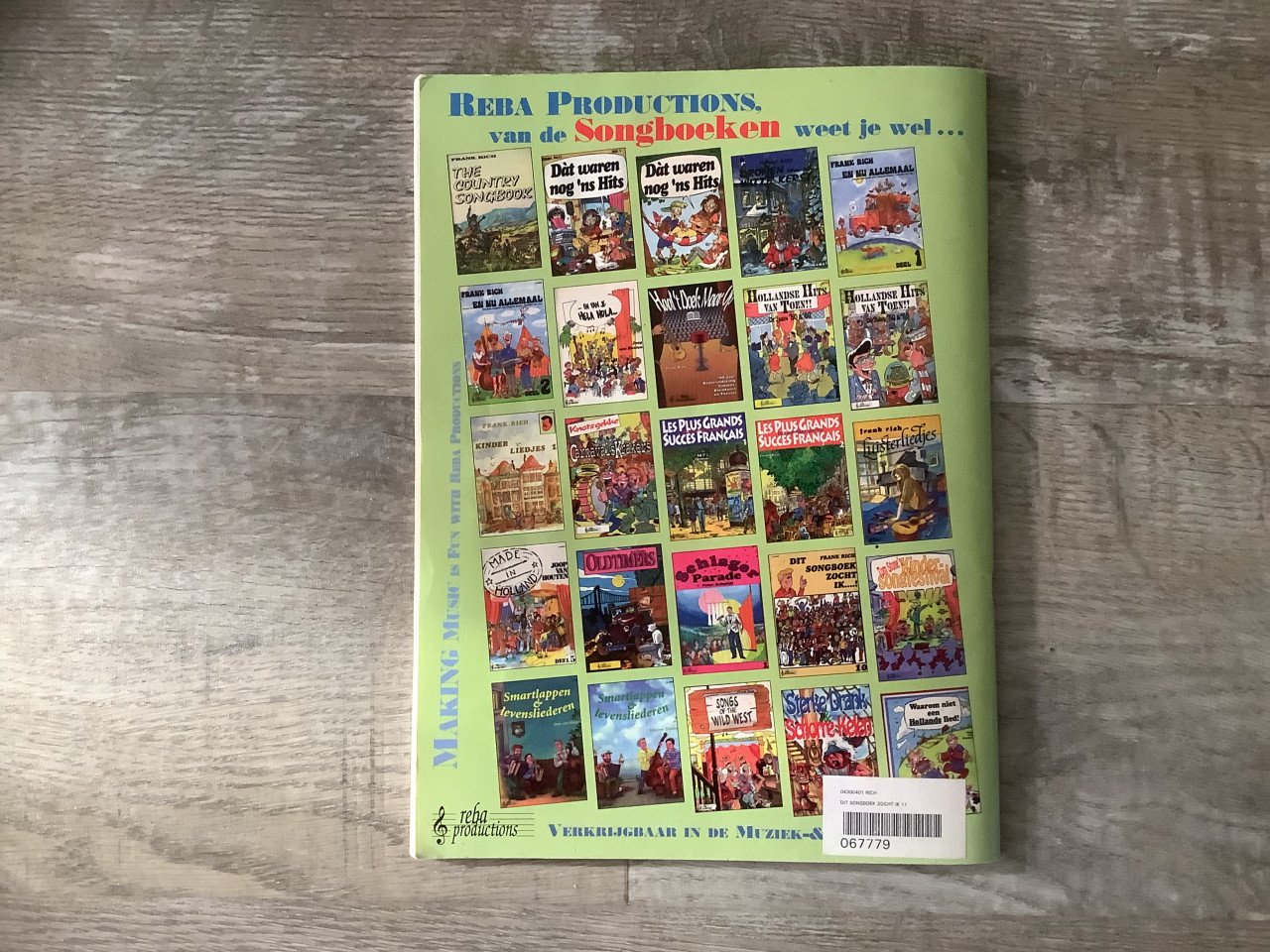 Bladmuziek: 2x Dit Songboek zocht ik, Made in Holland 6, Italian Favorites