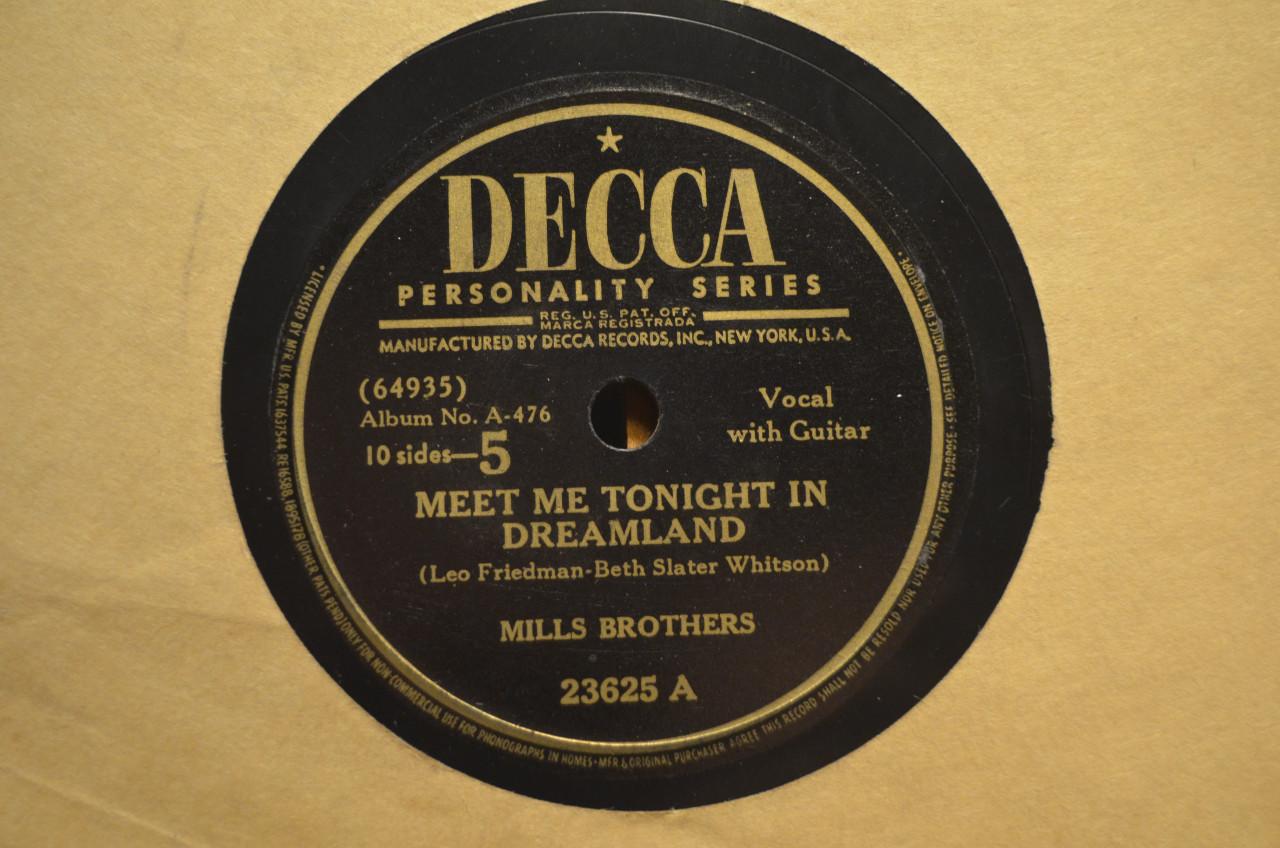 78 rpm Mills Brothers jaren '40 en '50 héél veel stuks. (3)