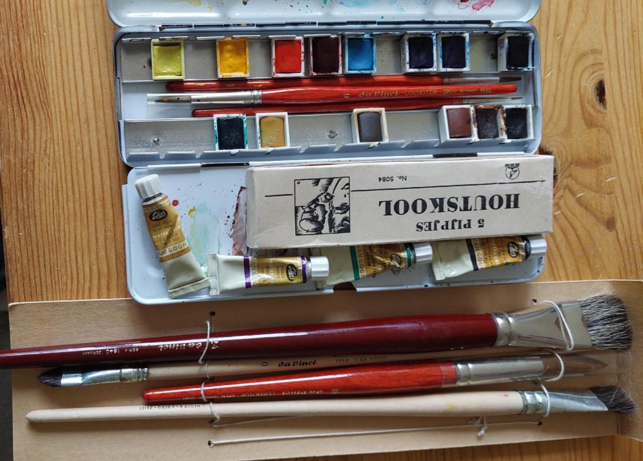Teken- en schildermateriaal