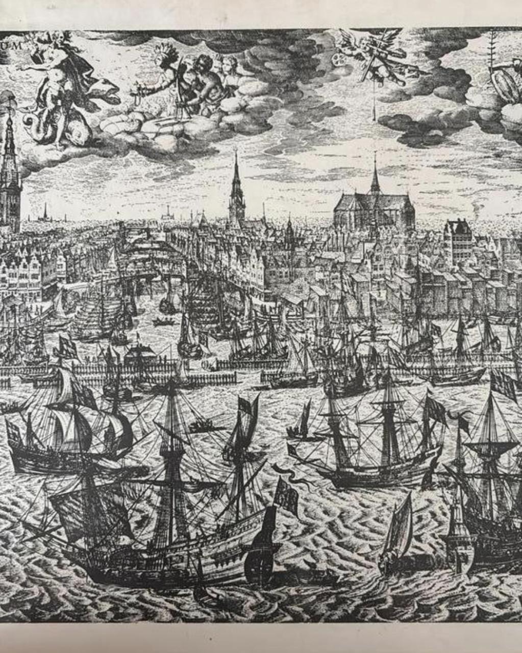 Groot Amsterdams stadsgezicht vanaf het IJ