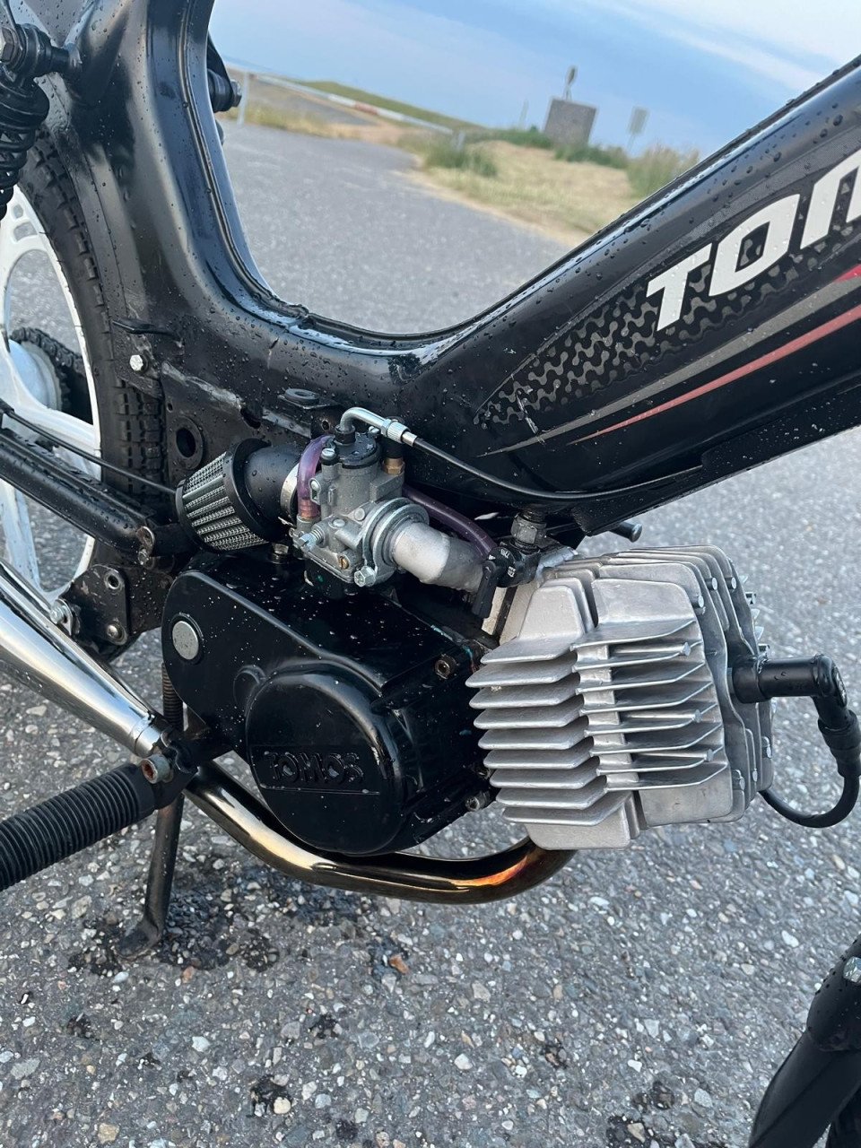 Te koop,  Tomos Standard 65CC blauw kenteken