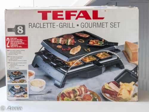 Tefal raclette, grill en gourmetset