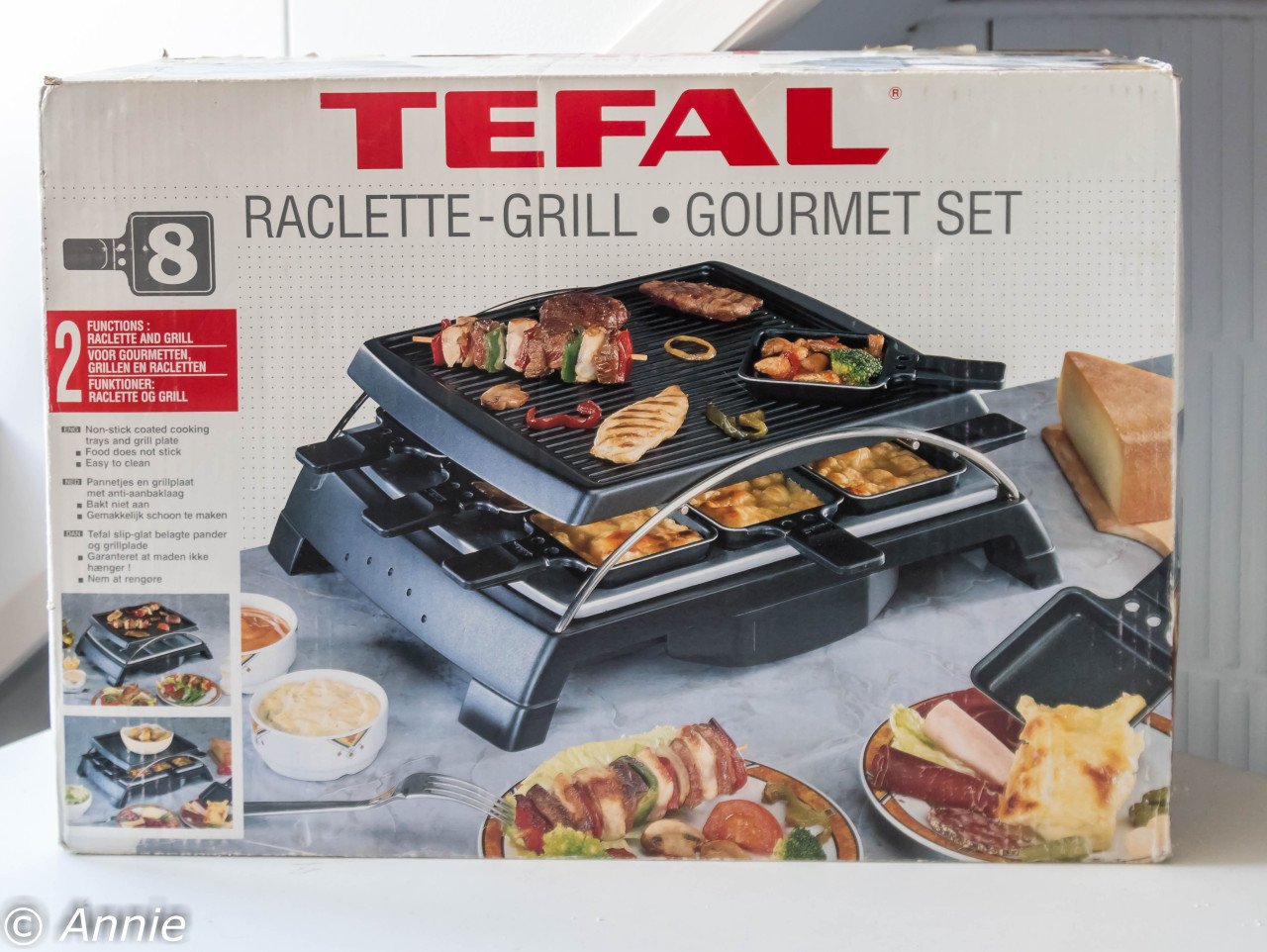 Tefal raclette, grill en gourmetset