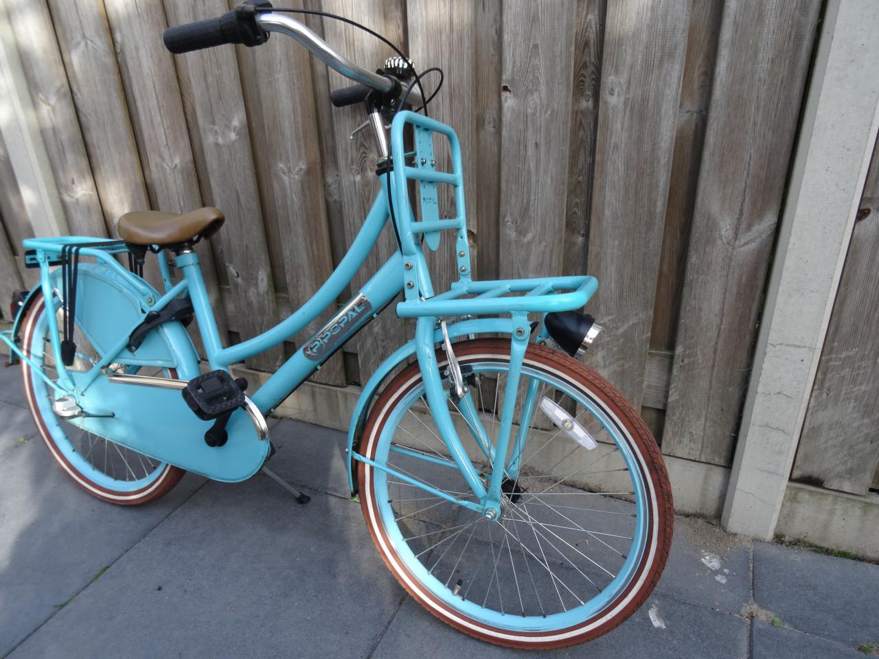 🚲 Popal Meisjesfiets – 22 inch – 3 versnellingen – blauw 💙