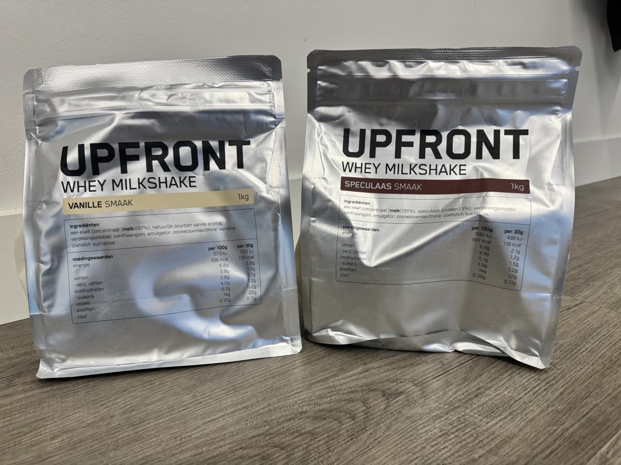 Upfront whey, oats en clear whey