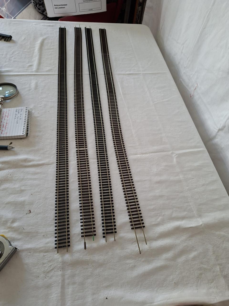Treinrails Roco 42400 HO (4x90cm)