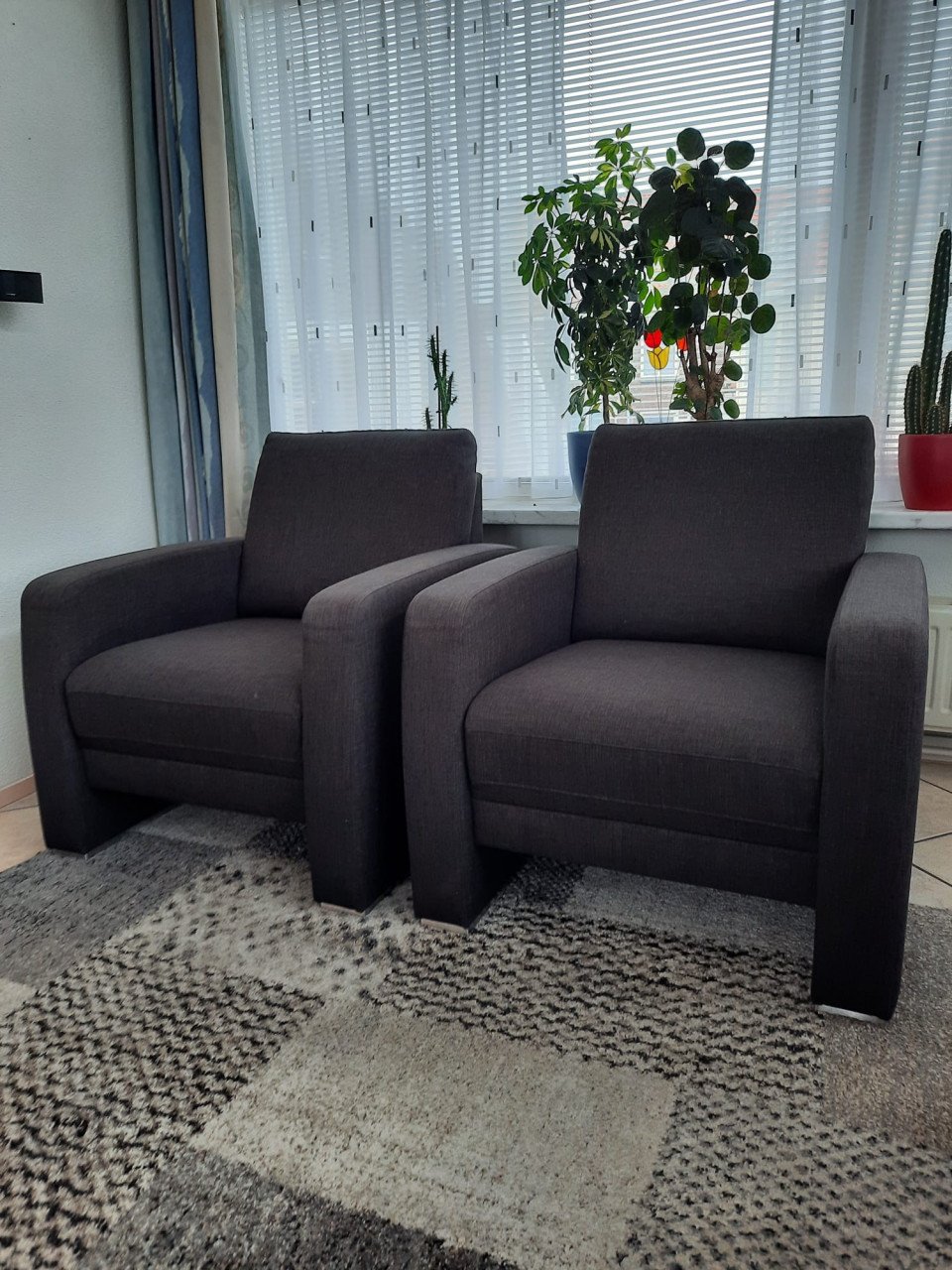 Bank + 3 fauteuils