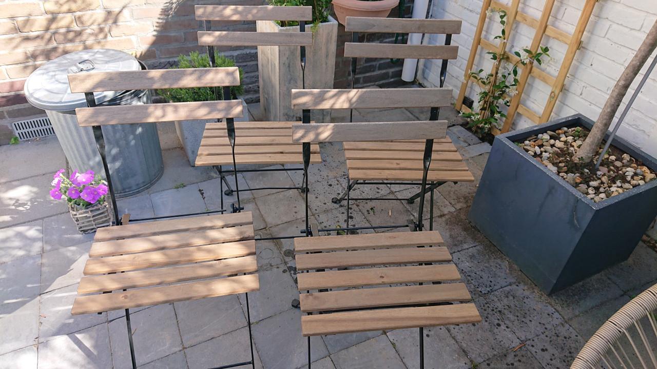 Bistro stoelen tuinstoelen klapstoelen