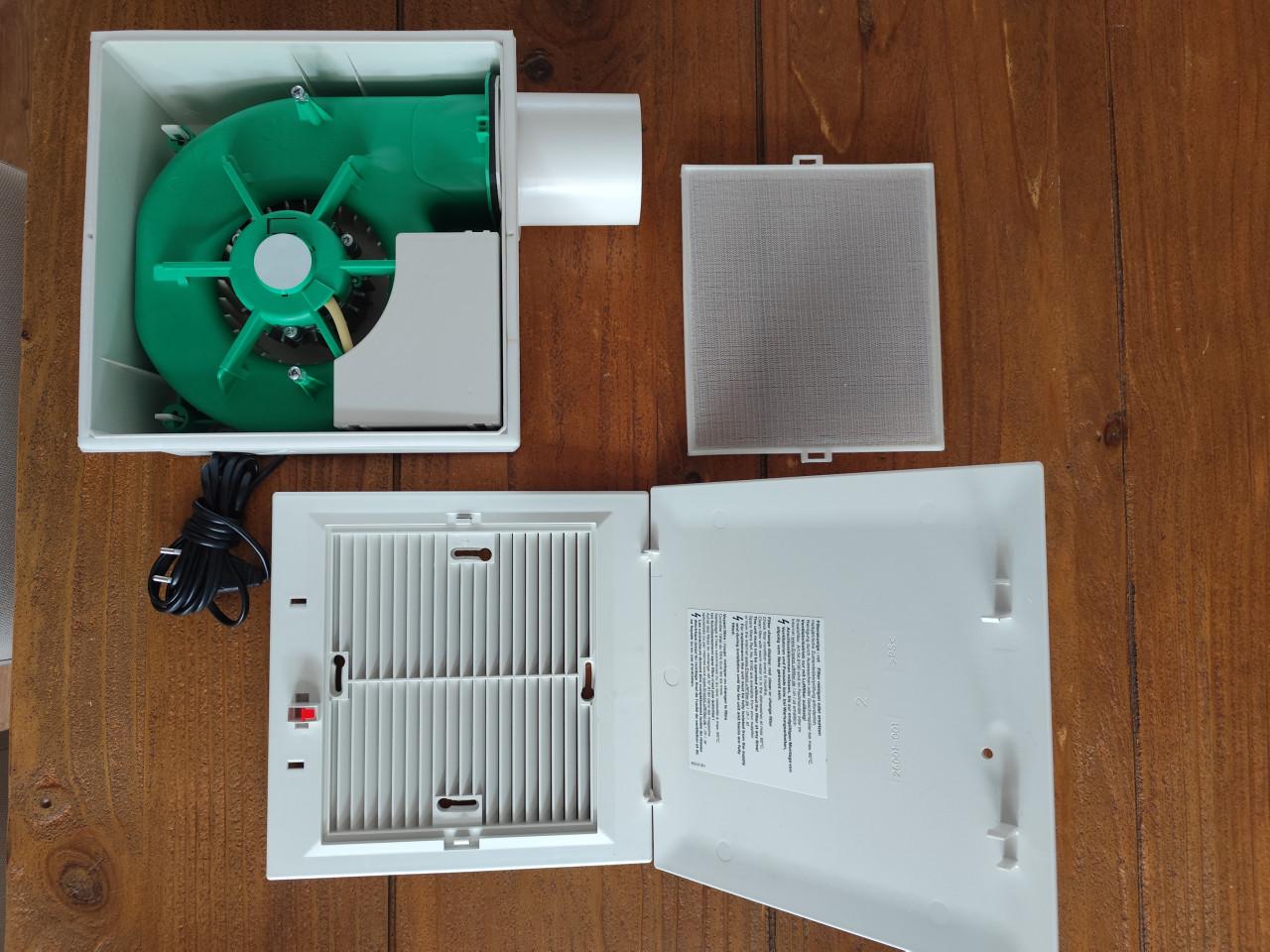 Ventilator inbouw/opbouw