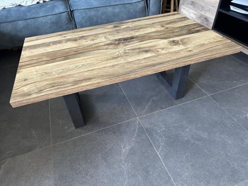 Pronto Salontafel Miori Houten blad met zwarte poten