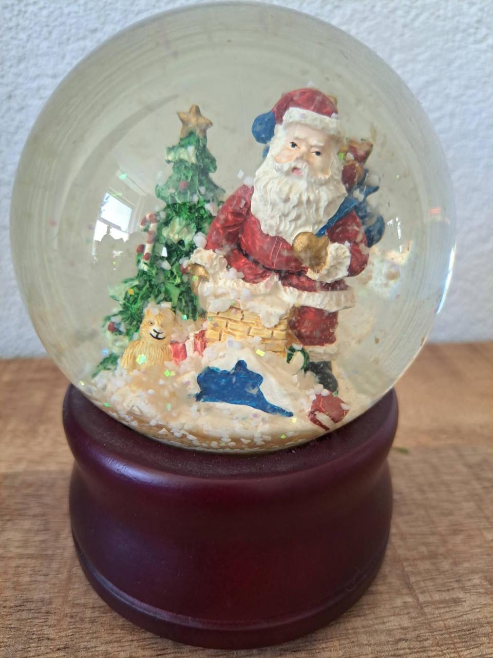 Prachtige muziekdoos/sneeuwbol