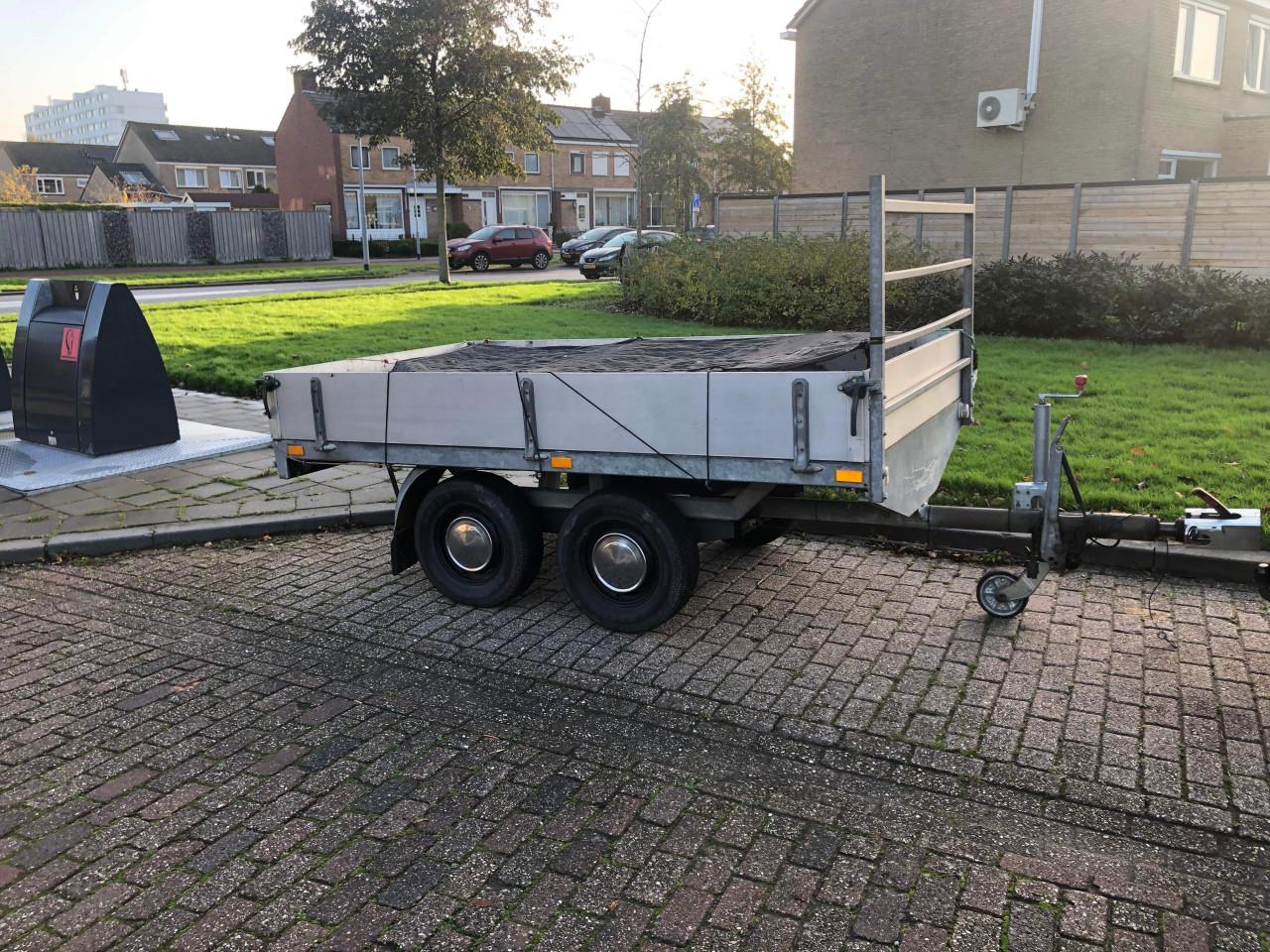 Tandemasser plateauwagen