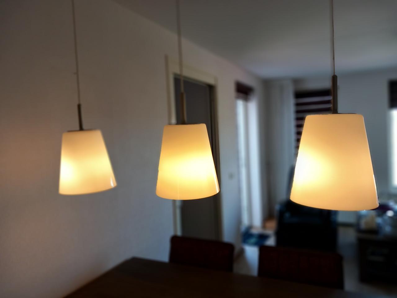 (3) Hanglampen voor bijv. boven eethoek
